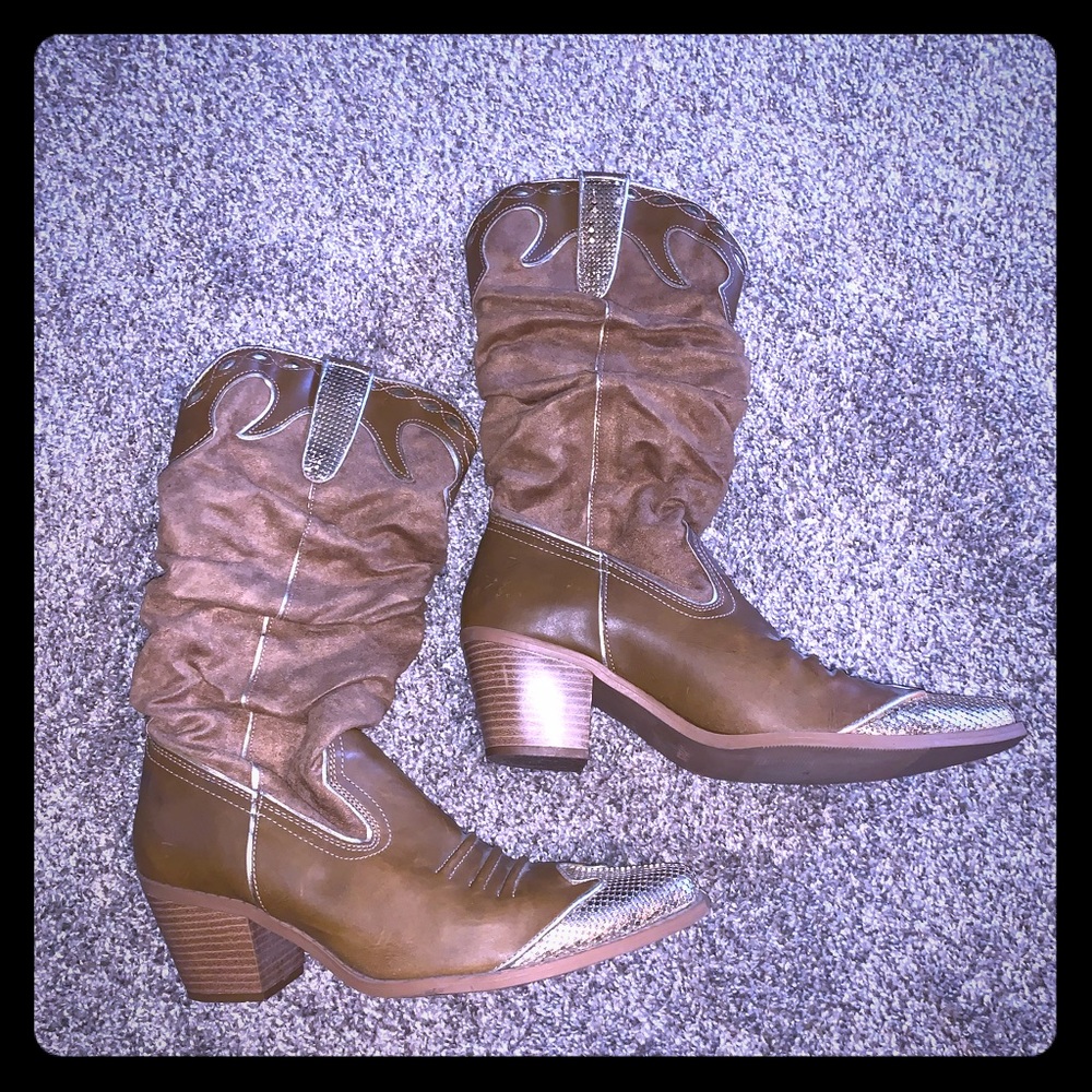 SPLASH FASHION WESTERN COWBOY BOOTS